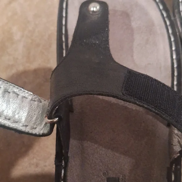 Alegria CAR 653 Black EMBELLISHED SANDALS. 39/ 8.5 - Picture 7 of 8